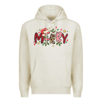 Oatmeal Heather merry Premium Hoodie - MaliasSmallBusiness