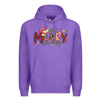 Purple merry Premium Hoodie - MaliasSmallBusiness