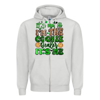 Dove Grey it's me hi i'm the cookie dealer it's me girl scou Zipper Hoodie - Artiststas