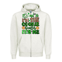 Oatmeal Heather it's me hi i'm the cookie dealer it's me girl scou Zipper Hoodie - Artiststas