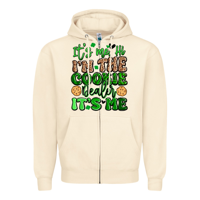 It's Me Hi I'm The Cookie Dealer It's Me Girl Scou Zipper Hoodie by Artiststas | Teevron