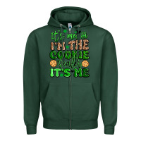 Sports Green it's me hi i'm the cookie dealer it's me girl scou Zipper Hoodie - Artiststas