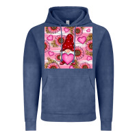 Vintage Denim valentines day gnomes Vintage Hoodie - RanaPortraitStore