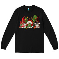 Black christmas gnomies Long Sleeve Tee - FaDigitalArtStudio