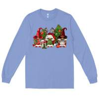 Colony Blue christmas gnomies Long Sleeve Tee - FaDigitalArtStudio