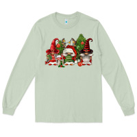 Matcha christmas gnomies Long Sleeve Tee - FaDigitalArtStudio