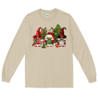 Mushroom christmas gnomies Long Sleeve Tee - FaDigitalArtStudio