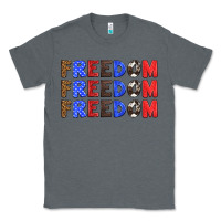 Charcoal Heather 4th of july freedom Classic Tee - HRA Design Shop