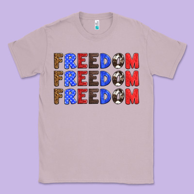 4th Of July Freedom Classic Tee Designed By Hra Design Shop