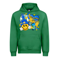 Emerald retro disco ball the lucky few smile face Urban Hoodie - Artiststas