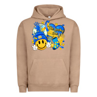 Pigment Burro retro disco ball the lucky few smile face Urban Hoodie - Artiststas