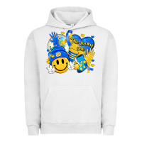 Pigment Lunar Rock retro disco ball the lucky few smile face Urban Hoodie - Artiststas