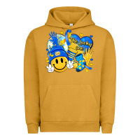 Pigment Peanut Butter retro disco ball the lucky few smile face Urban Hoodie - Artiststas