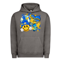 Pigment Tornado retro disco ball the lucky few smile face Urban Hoodie - Artiststas