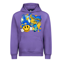 Tulip retro disco ball the lucky few smile face Urban Hoodie - Artiststas