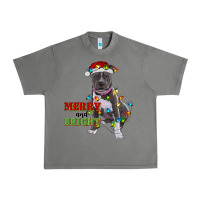Tornado merry and bright pitbull Urban Heavy Tee - RanaPortraitStore