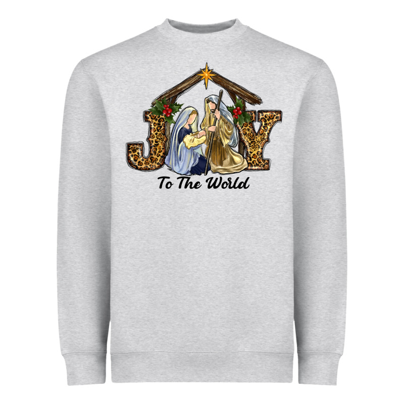 Joy To The World Baby Jesus Christmas Heavyweight Sweatshirt by RanaPortraitStore | Teevron