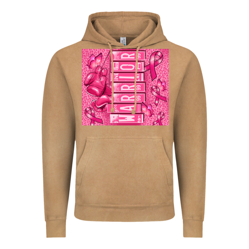 Warrior Breast Cancer Vintage Hoodie by RanaPortraitStore | Teevron