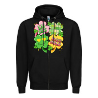 Black lucky stay gold Zipper Hoodie - Artiststas