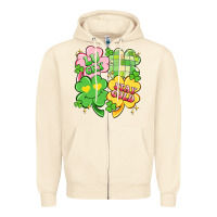 Sandshell lucky stay gold Zipper Hoodie - Artiststas