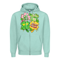 Seafoam lucky stay gold Zipper Hoodie - Artiststas