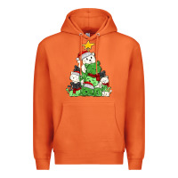 Carrot Christmas cat tree Premium Hoodie - MaliasSmallBusiness