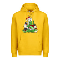 Lemon Christmas cat tree Premium Hoodie - MaliasSmallBusiness
