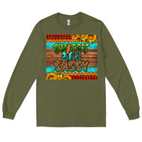 Army Green sweet and sassy Juneteenth Long Sleeve Tee - HRA Design Shop