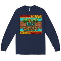 Navy sweet and sassy Juneteenth Long Sleeve Tee - HRA Design Shop