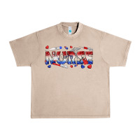 French Oak american nurse Urban Heavy Tee - texasbilliewilder