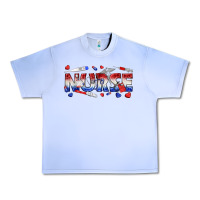 Grape Ice american nurse Urban Heavy Tee - texasbilliewilder