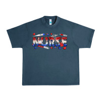 Midnight Navy american nurse Urban Heavy Tee - texasbilliewilder