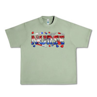 Oil Green american nurse Urban Heavy Tee - texasbilliewilder
