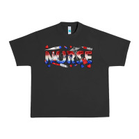 Pigment Black american nurse Urban Heavy Tee - texasbilliewilder