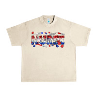 Sandshell american nurse Urban Heavy Tee - texasbilliewilder