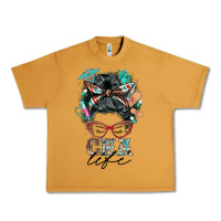 Peanut Butter nurse cna life messy bun Urban Heavy Tee - BarkalooDesign