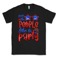 Black we people like the party Classic Tee - HRA Design Shop