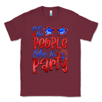 Burgundy we people like the party Classic Tee - HRA Design Shop