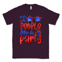 Plum we people like the party Classic Tee - HRA Design Shop