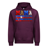 Mauve Wine baseball mama Urban Hoodie - Artiststas