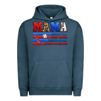 Pigment Midnight Navy baseball mama Urban Hoodie - Artiststas