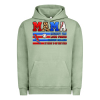 Pigment Oil Green baseball mama Urban Hoodie - Artiststas