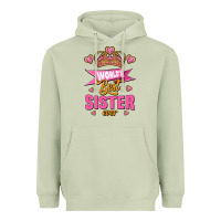 Matcha world's best sister ever Heavyweight Hoodie - Jasminsmagicworld