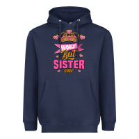 Navy world's best sister ever Heavyweight Hoodie - Jasminsmagicworld