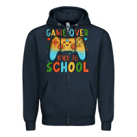 Navy game over back to school Zipper Hoodie - JahusDesignShop