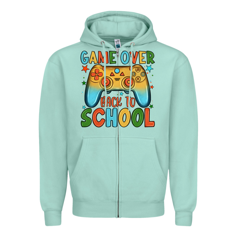 Game Over Back To School Zipper Hoodie by JahusDesignShop | Teevron