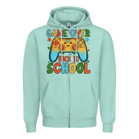 Seafoam game over back to school Zipper Hoodie - JahusDesignShop