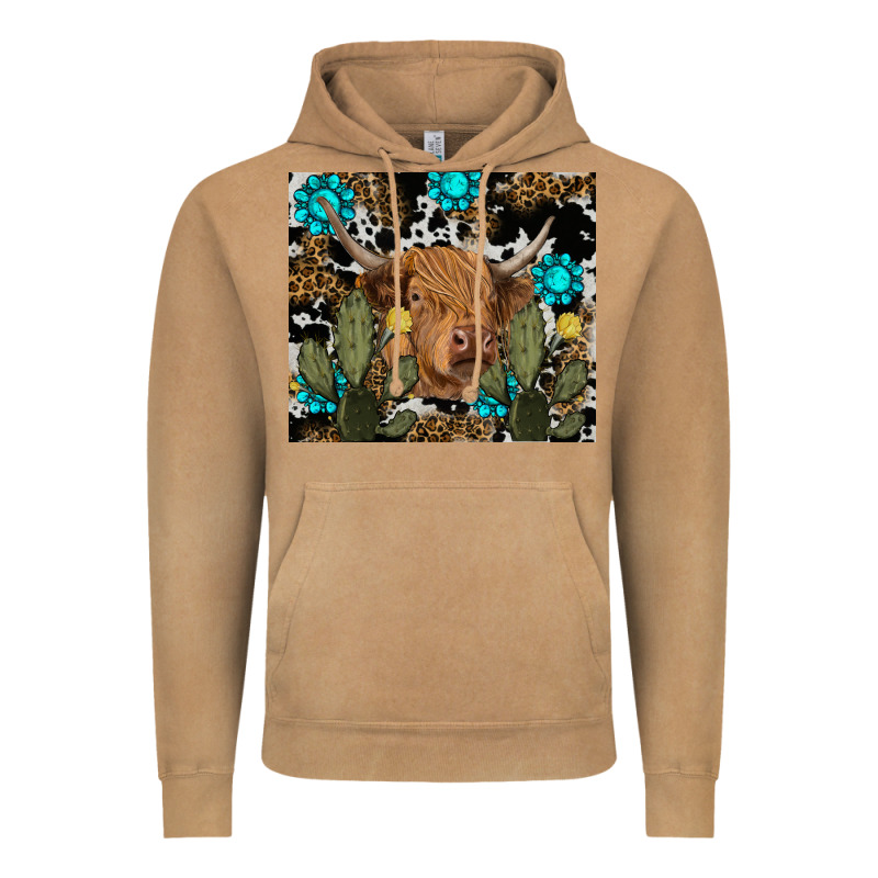 Western Cow Vintage Hoodie by RanaPortraitStore | Teevron