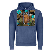 Vintage Denim western cow Vintage Hoodie - RanaPortraitStore