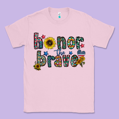 Honor The Brave Classic Tee Designed By Cowhidedigitalart